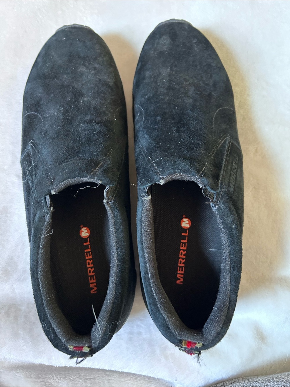 Merrell Men’s Black Slip-On Suede Casual Shoes